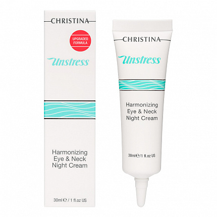 Гармонизирующий ночной крем для кожи вокруг глаз и шеи CHRISTINA Unstress Harmonizing Eye&Neck Night Cream