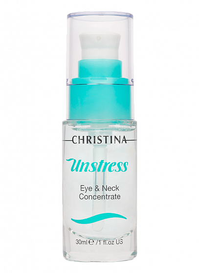 Концентрат для кожи вокруг глаз и шеи CHRISTINA Unstress Eye&Neck Concentrate