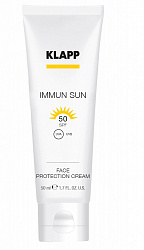 Солнцезащитный крем для лица KLAPP Immun Sun Face Protection Cream SPF50