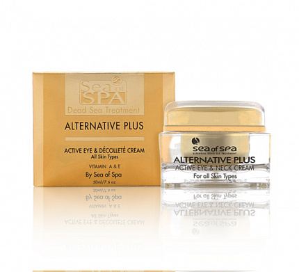 Активный крем для кожи вокруг глаз и декольте Sea of Spa Alternative